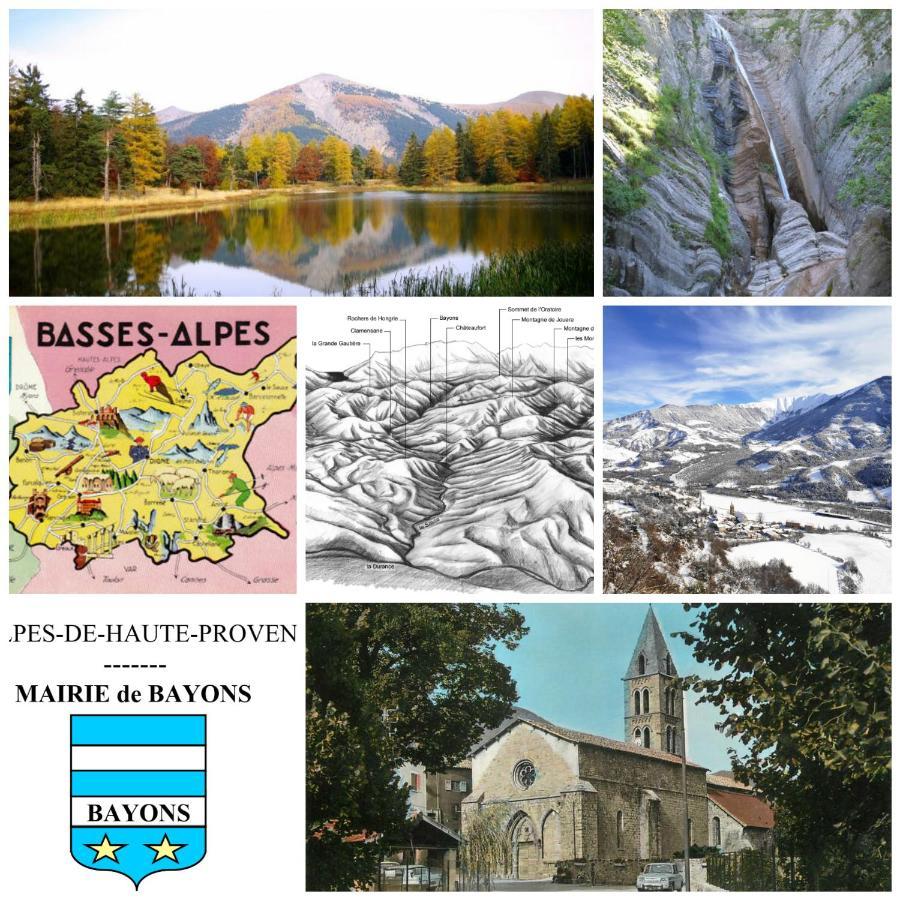 Gite La Taniere Des Alpes Bayons Εξωτερικό φωτογραφία