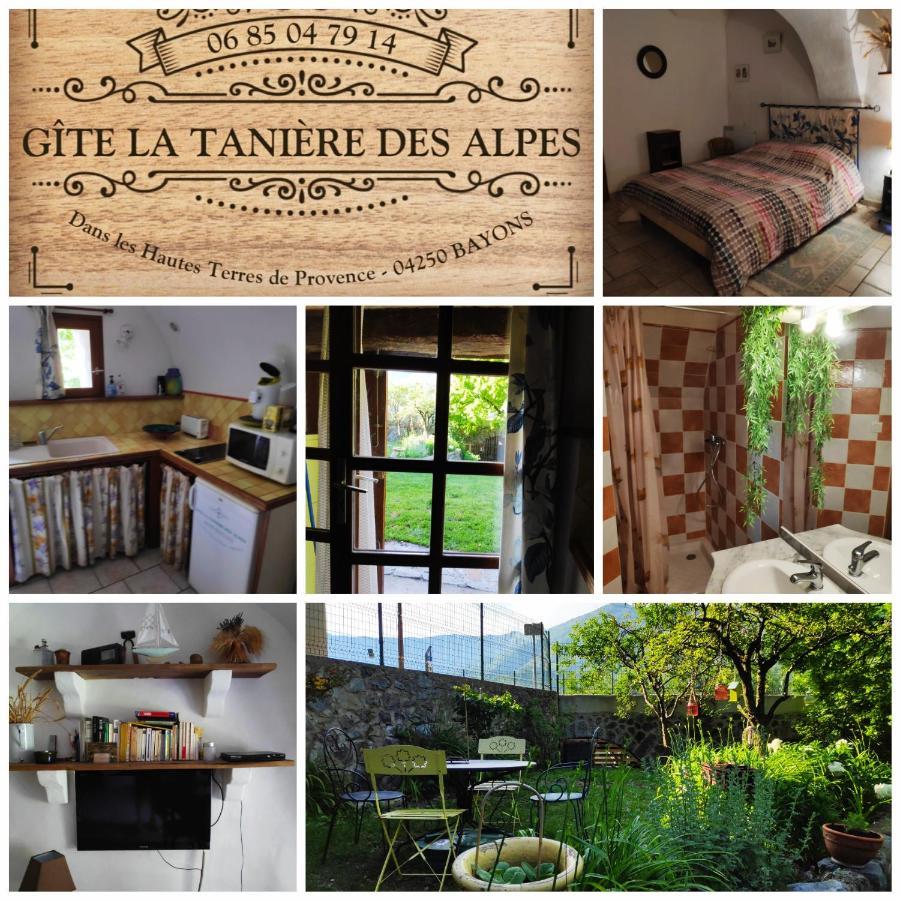 Gite La Taniere Des Alpes Bayons Εξωτερικό φωτογραφία